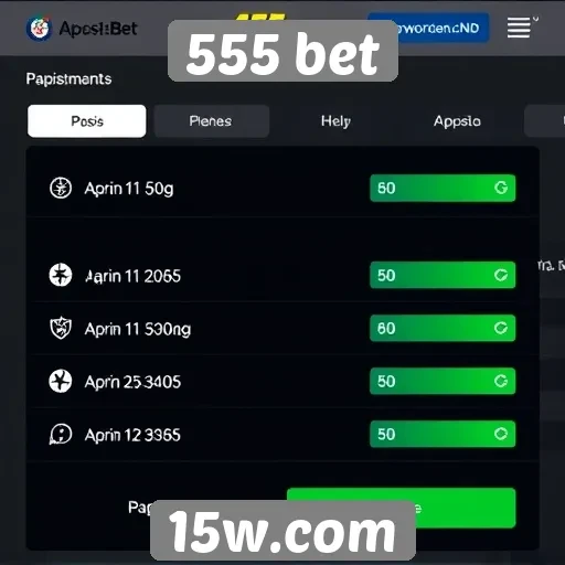 Opções de pagamento disponíveis na 555 bet